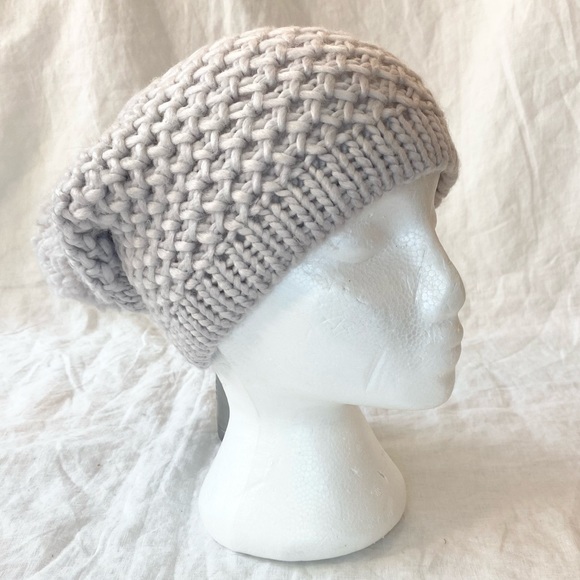 Lord & Taylor Slouching Knit Pom Toque Hat - Picture 4 of 16
